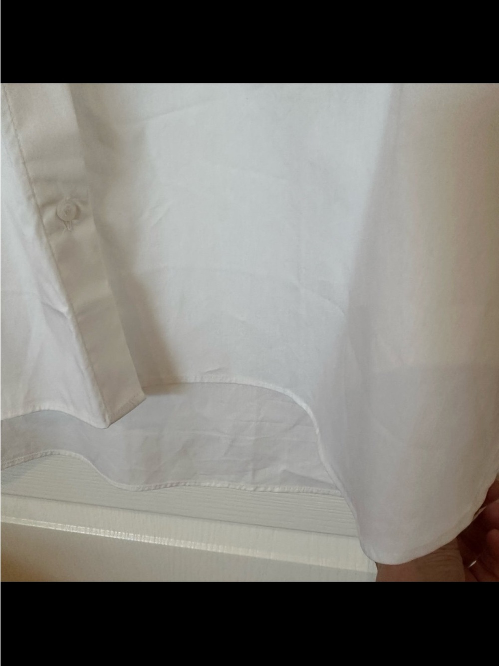 CALVIN KLEIN size 1X White Oversized Button-Up Quarter Sleeve Blouse NEW $89 - Picture 9 of 13